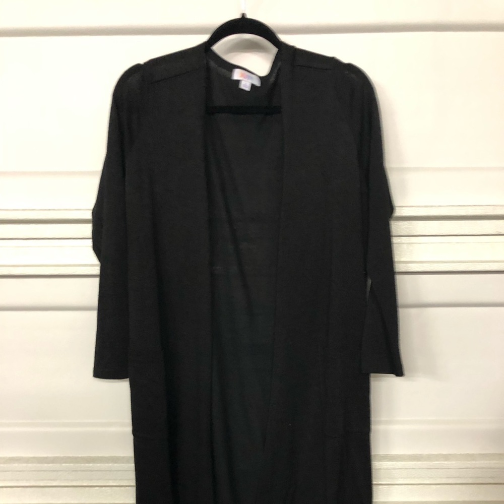 Lularoe Solid Black Sarah UNICORN Sweater